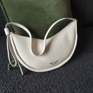 Brand New Kate Spade Smile Shoulder Bag — Cream Leather